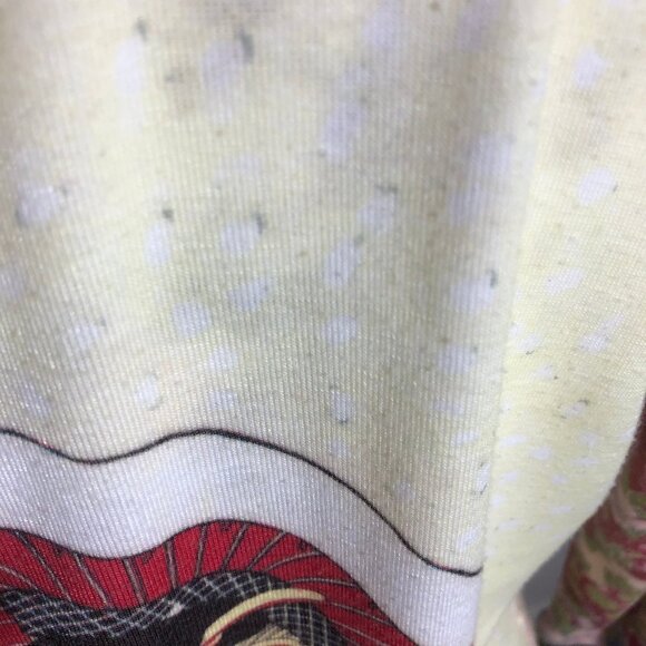 🎨 Vintage Yukiko Imperial Art Print Top – Made in U.S.A. – Size L 🎨 - Picture 7 of 15